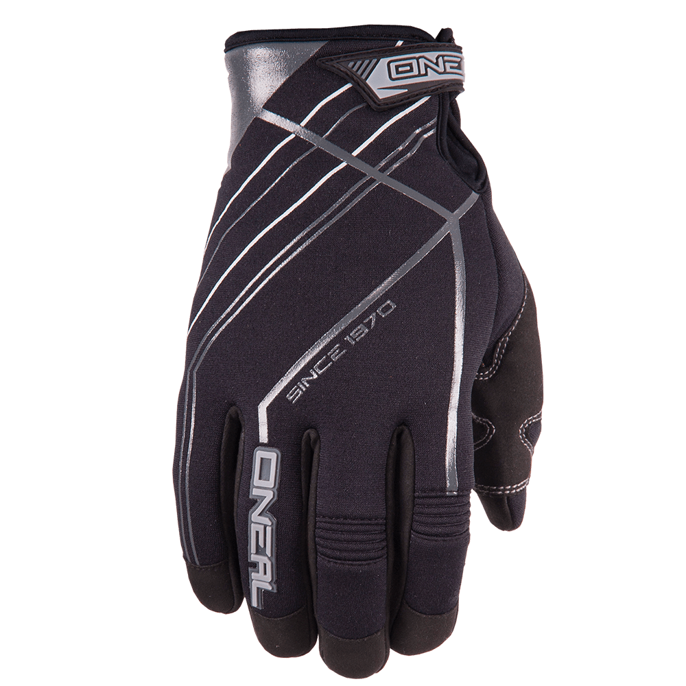 GANTS WINTER NOIR-GRIS