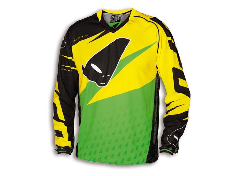 MAILLOT MISTY VERT-JAUNE