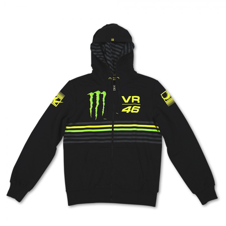 SWEAT ZIP BLACK