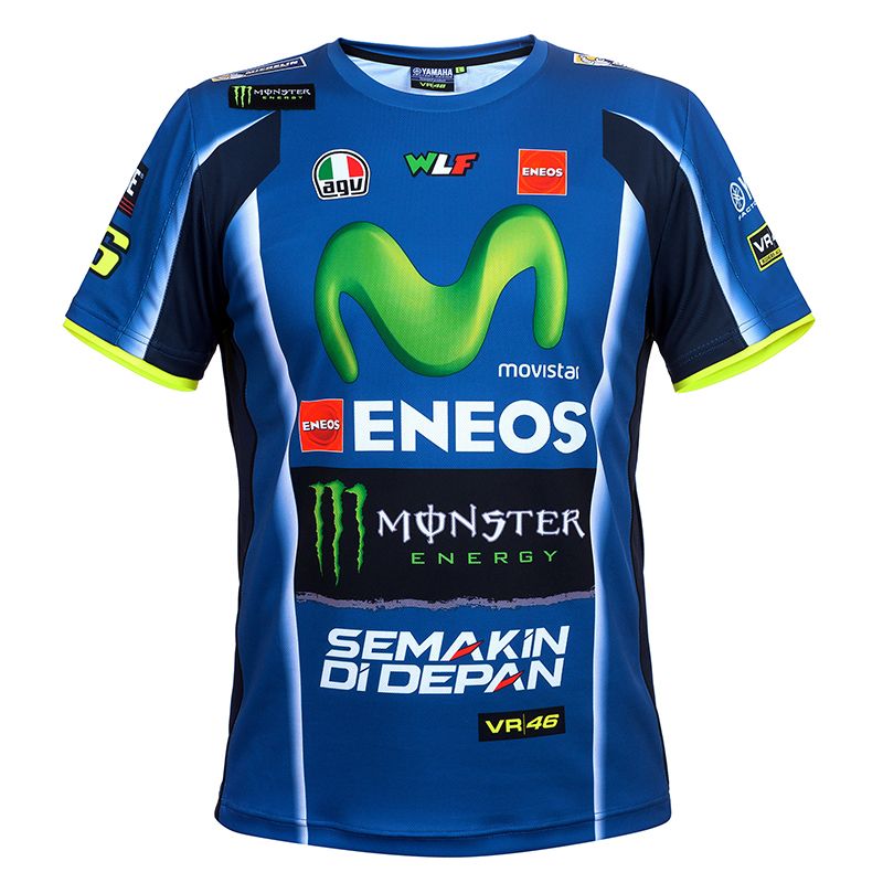 T SHIRT REPLICA BLUE YAMAHA
